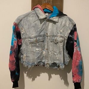 Dance & Marvel Tie-Dye Jean Jacket